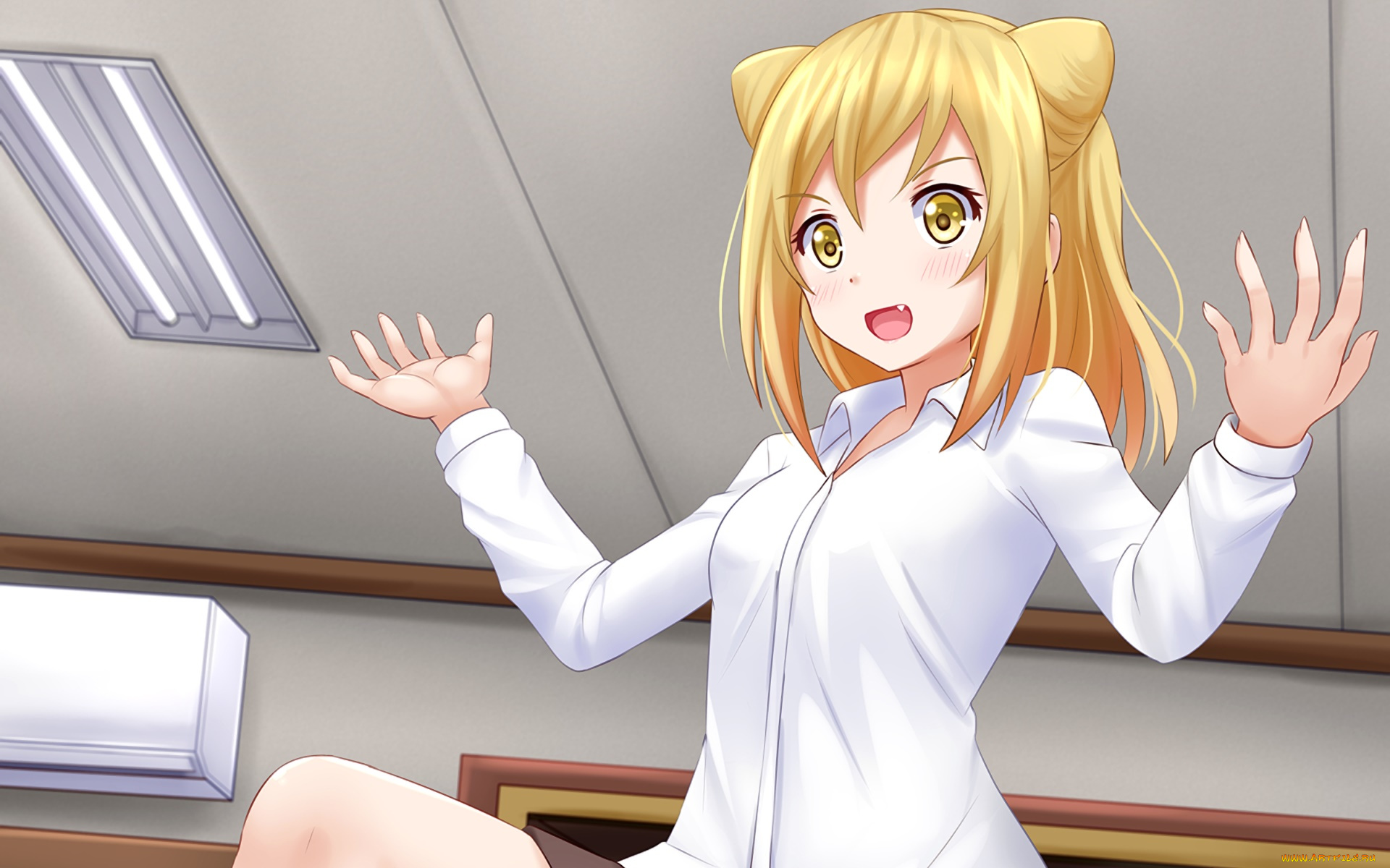 аниме, unknown, , другое, девушка, фон, взгляд