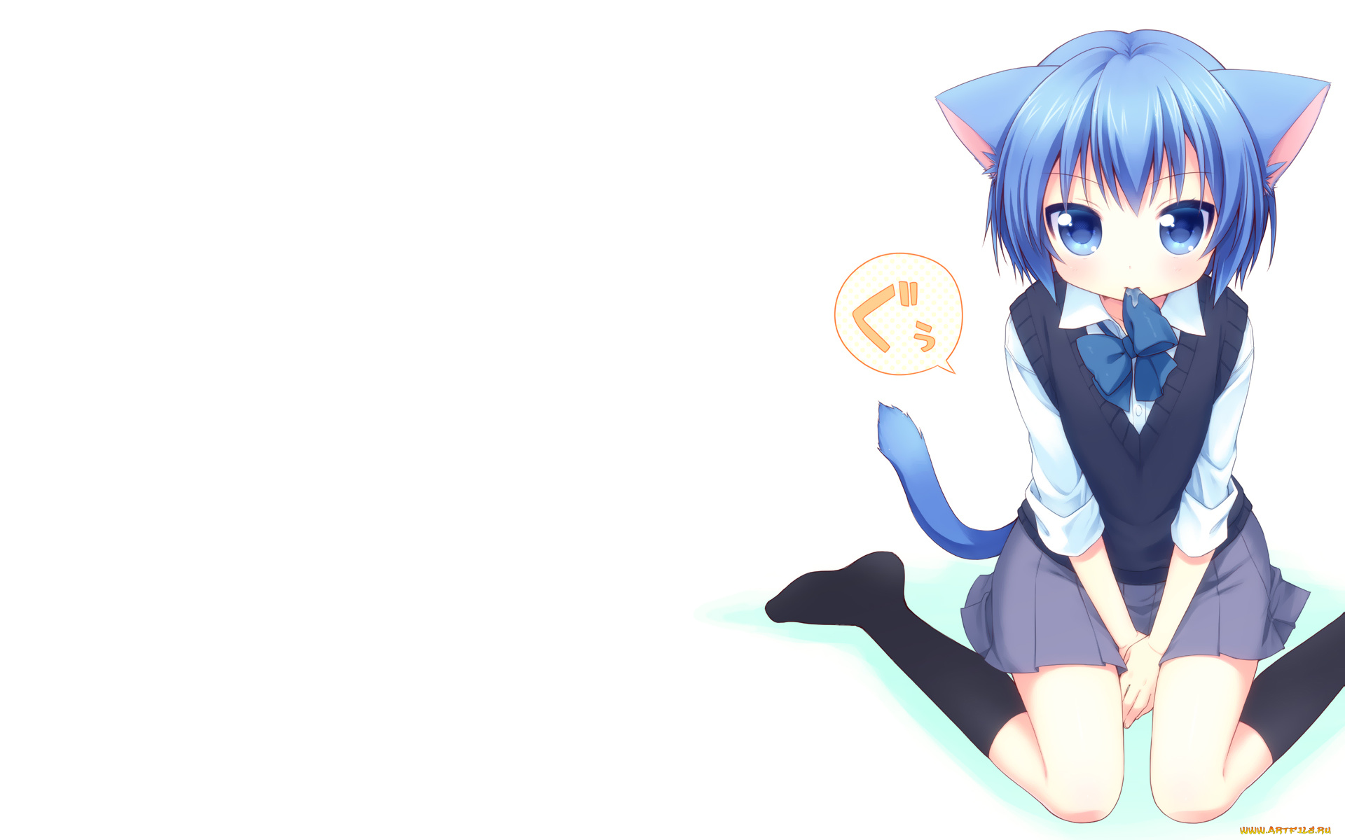 original, аниме, животные, , существа