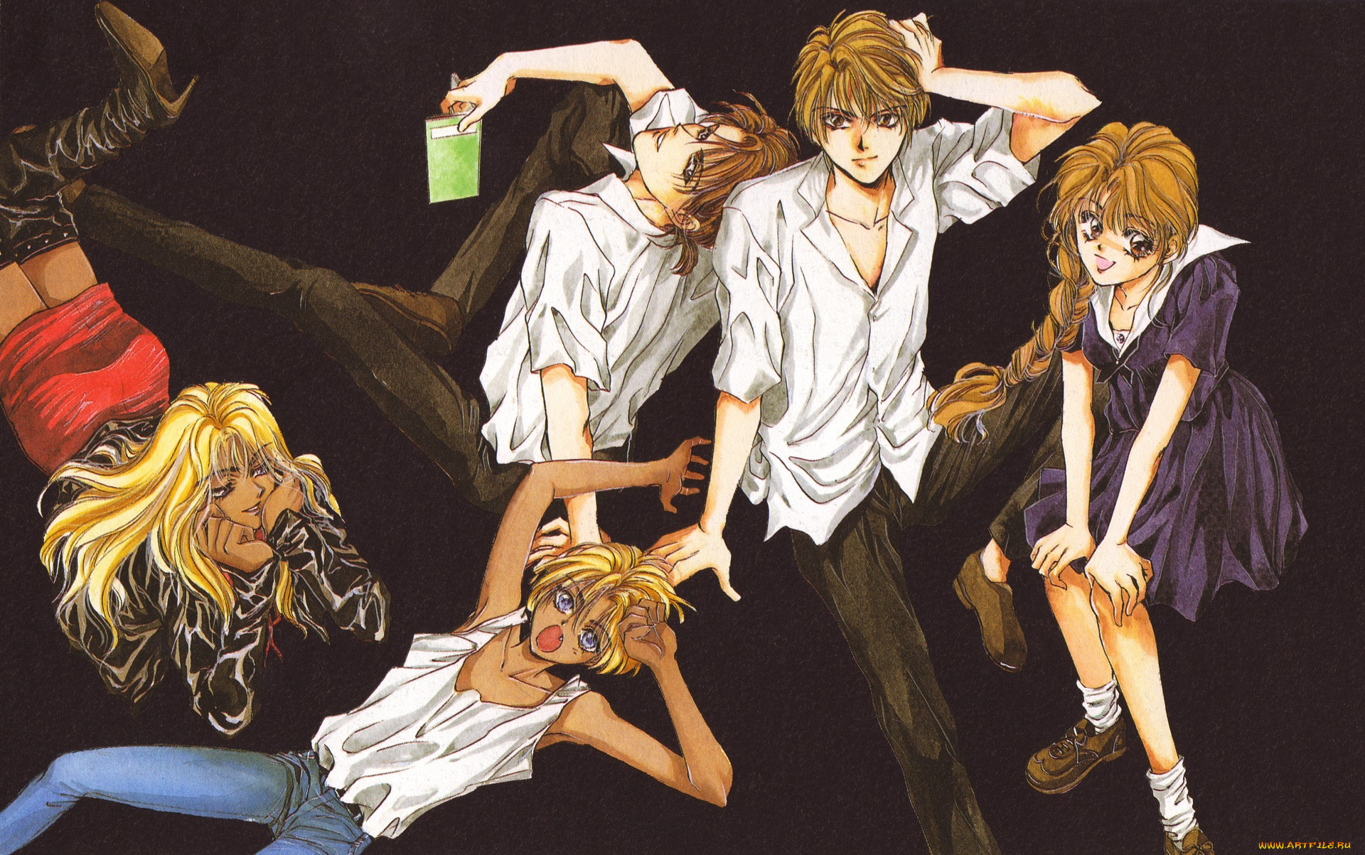 аниме, angel, sanctuary, персонажи