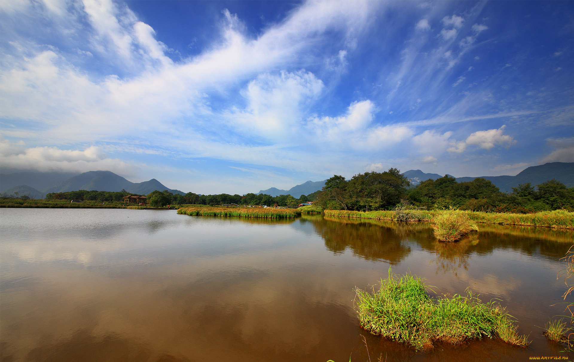 природа, реки, озера, озеро, горы