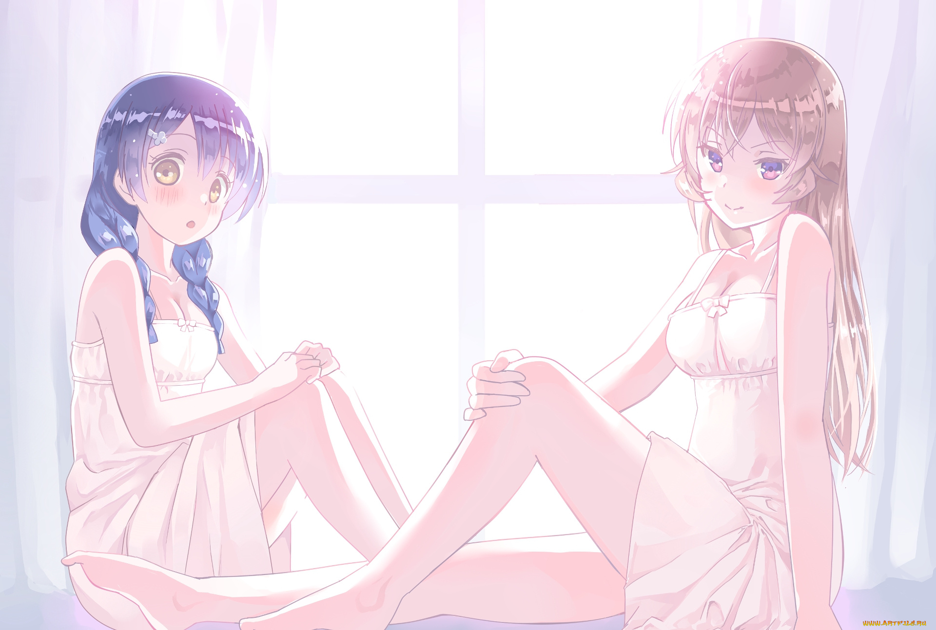 аниме, shokugeki, no, soma, взгляд, фон, девушки