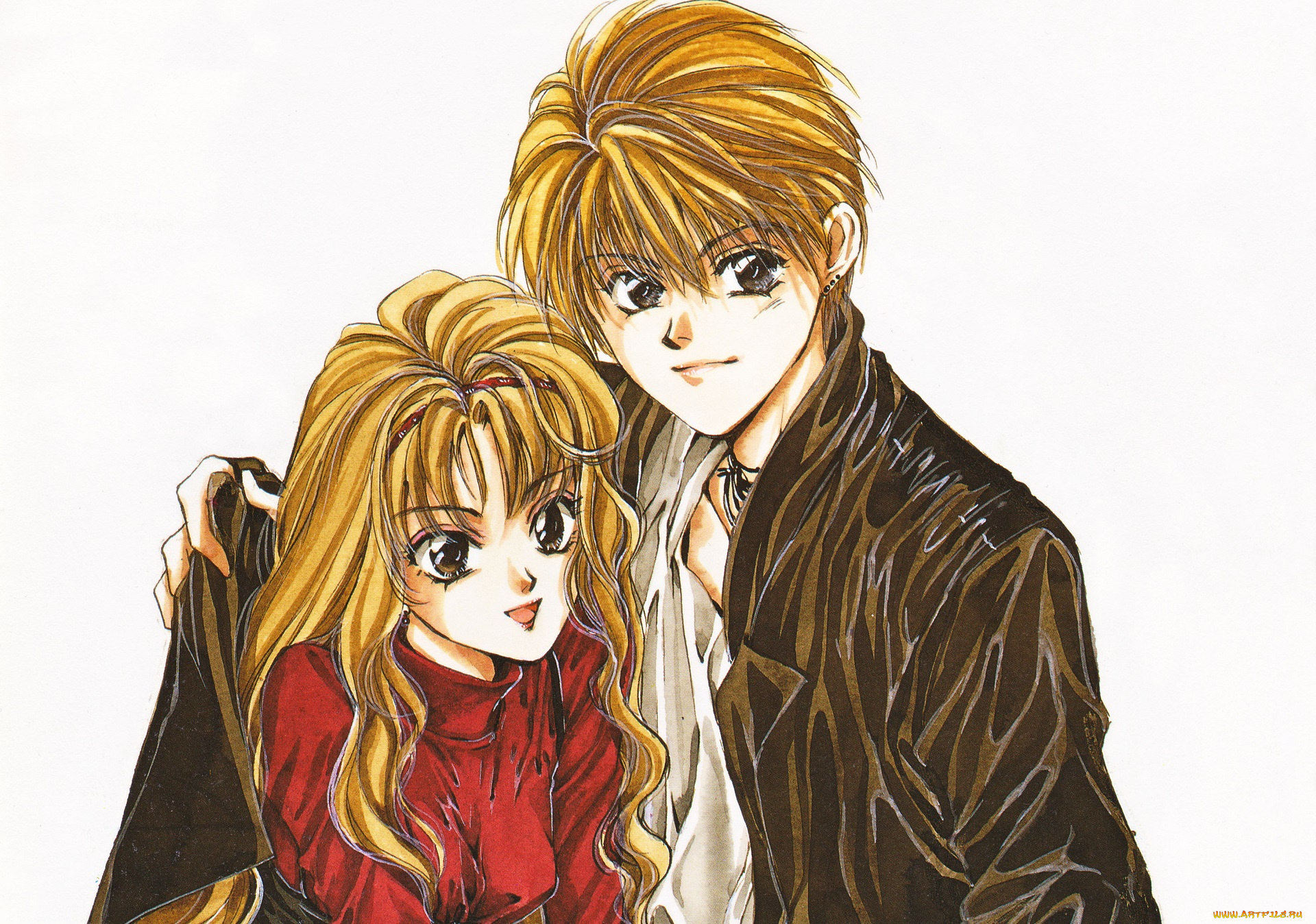 аниме, angel, sanctuary, двое