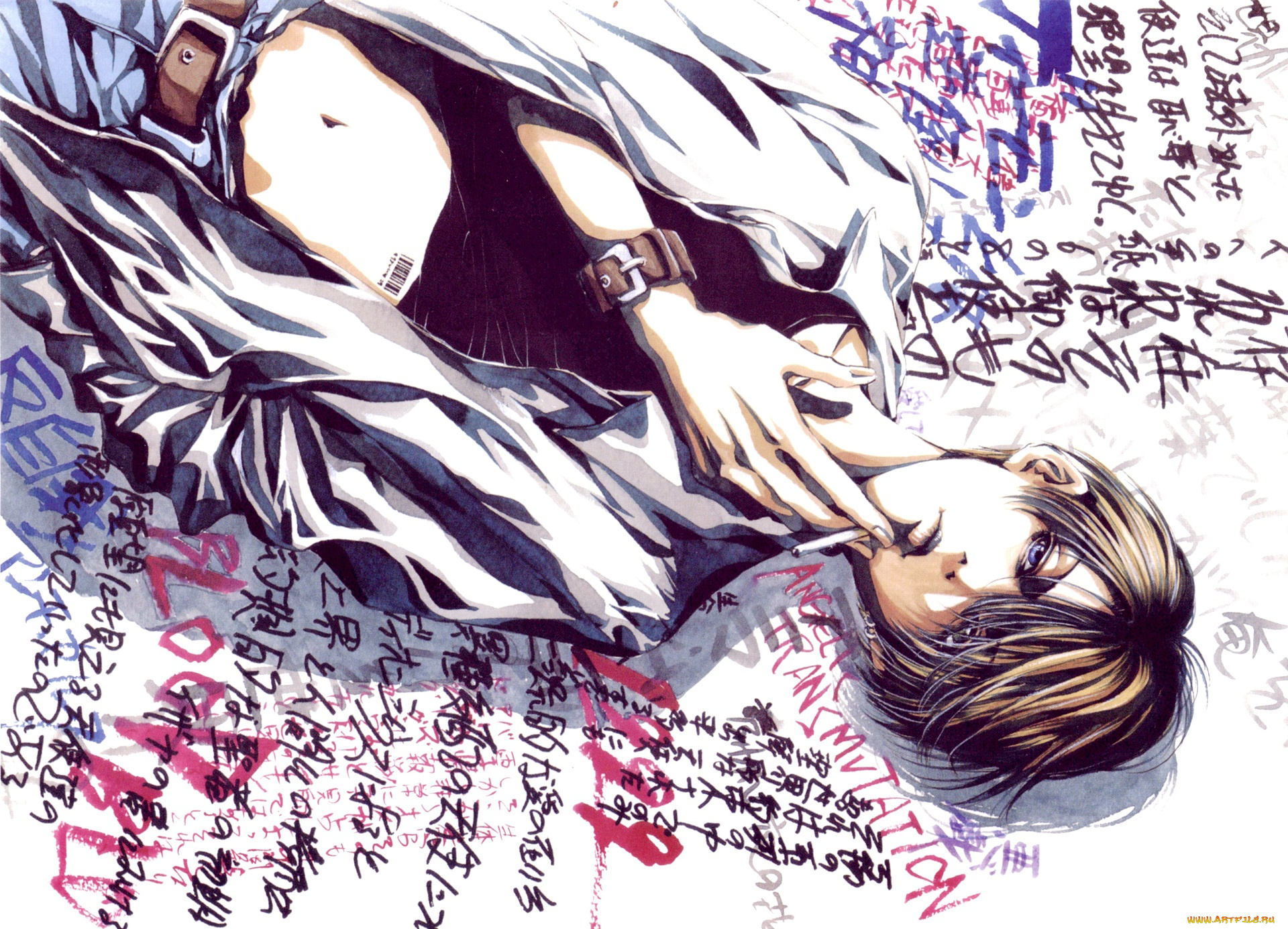 аниме, angel, sanctuary, парень