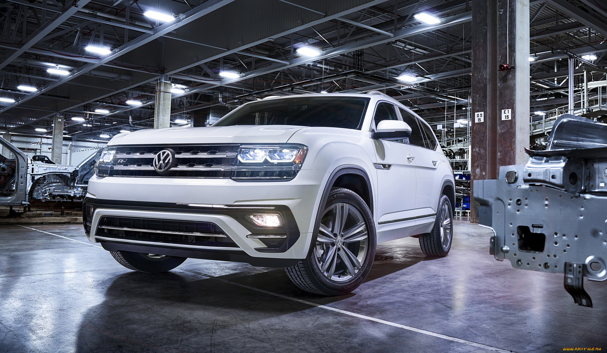 volkswagen, atlas, r-line, 2017, автомобили, volkswagen, r-line, atlas, 2017