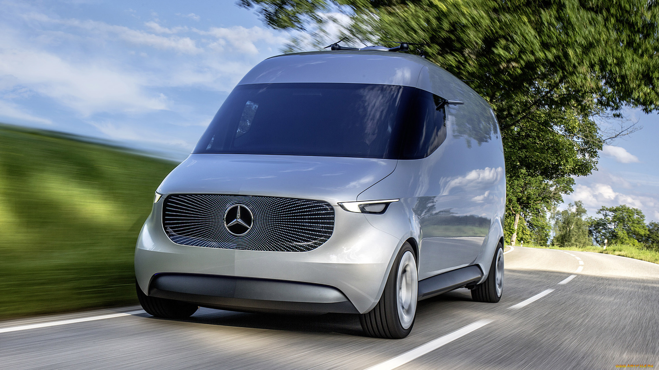 mercedes&, 8209, benz, vision, van, concept, 2016, автомобили, mercedes-benz, concept, mercedes, van, 2016, vision