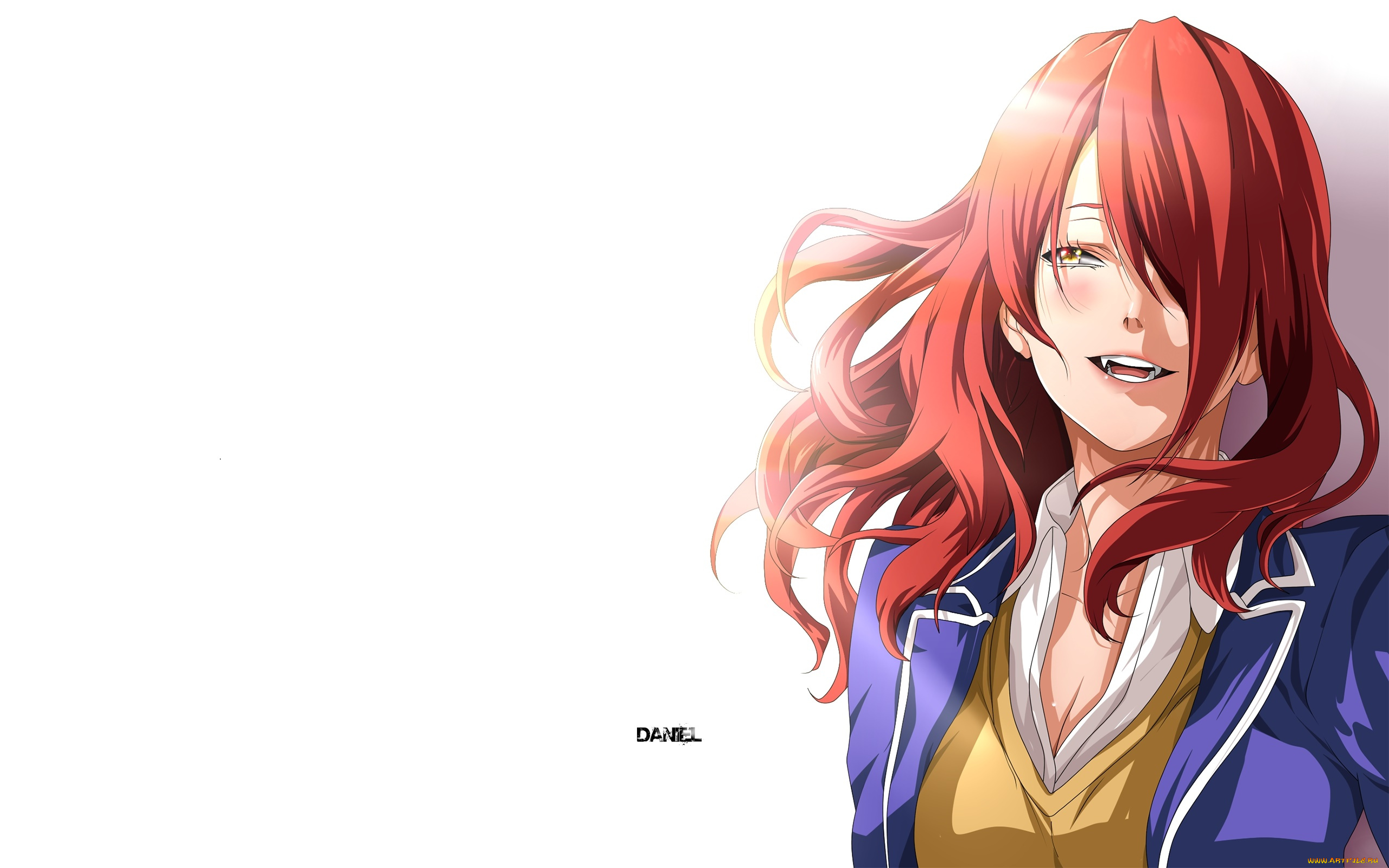 аниме, shokugeki, no, soma, фон, взгляд, девушка