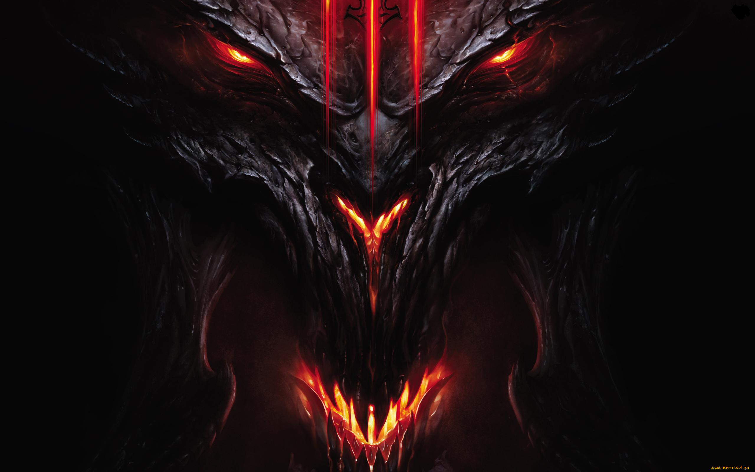 фэнтези, демоны, демон, взгляд, огонь