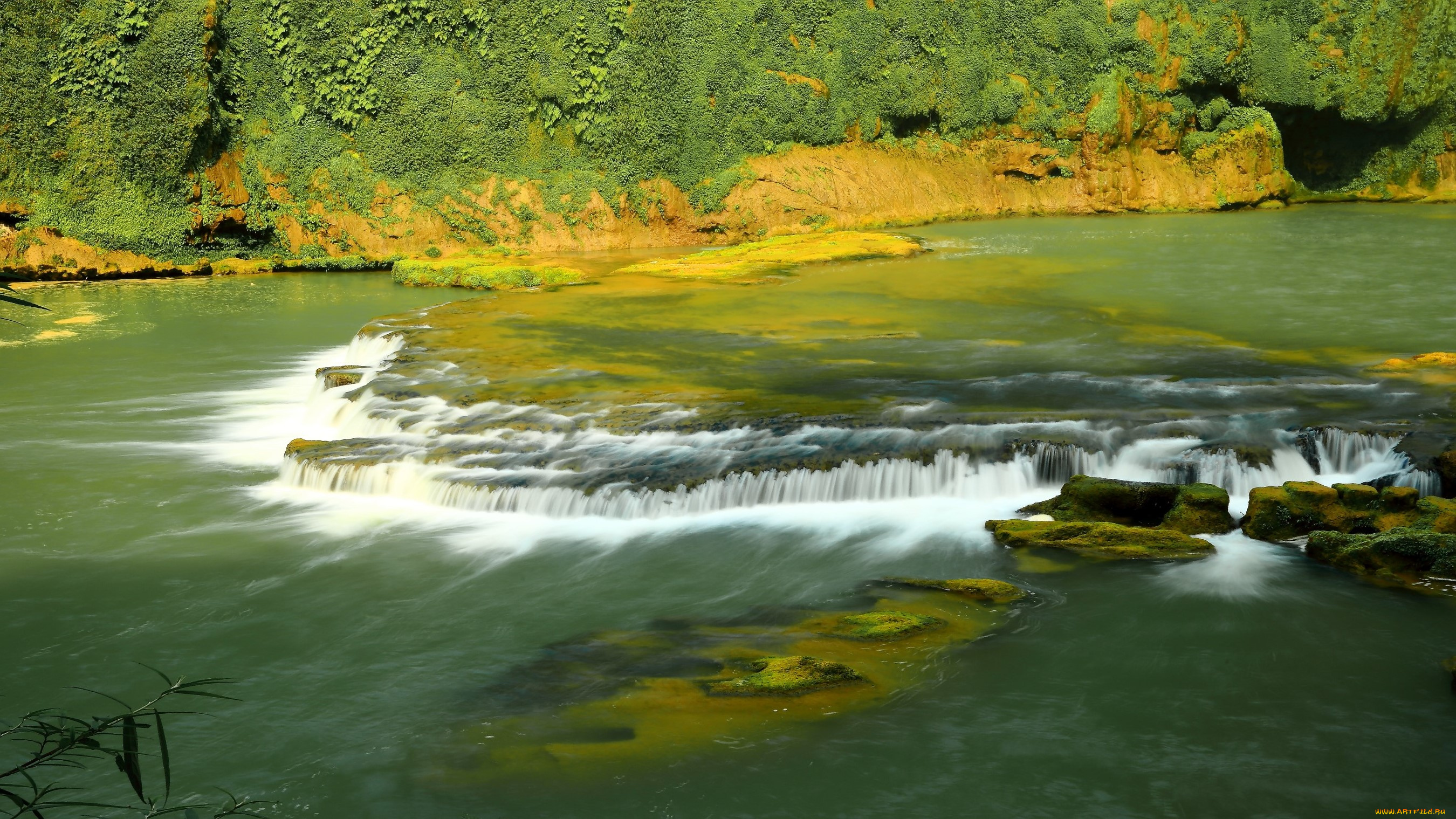 природа, реки, озера, поток, камни