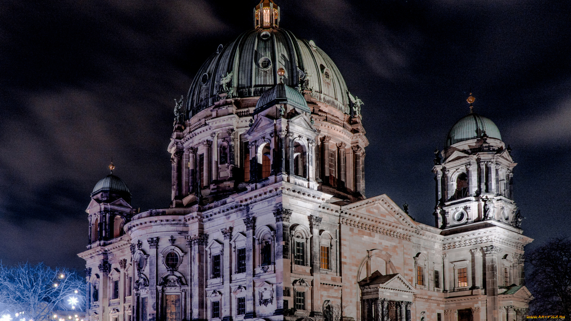 berliner, dom, города, берлин, , германия, простор