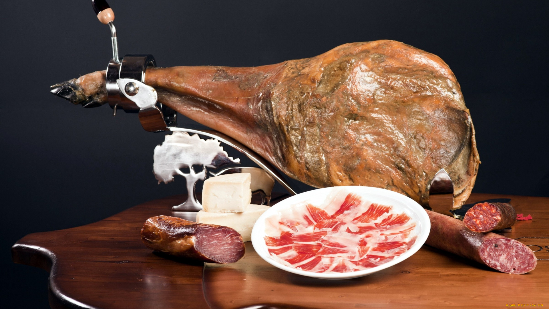 еда, колбасные, изделия, салями, сервелат, колбаса, хамон