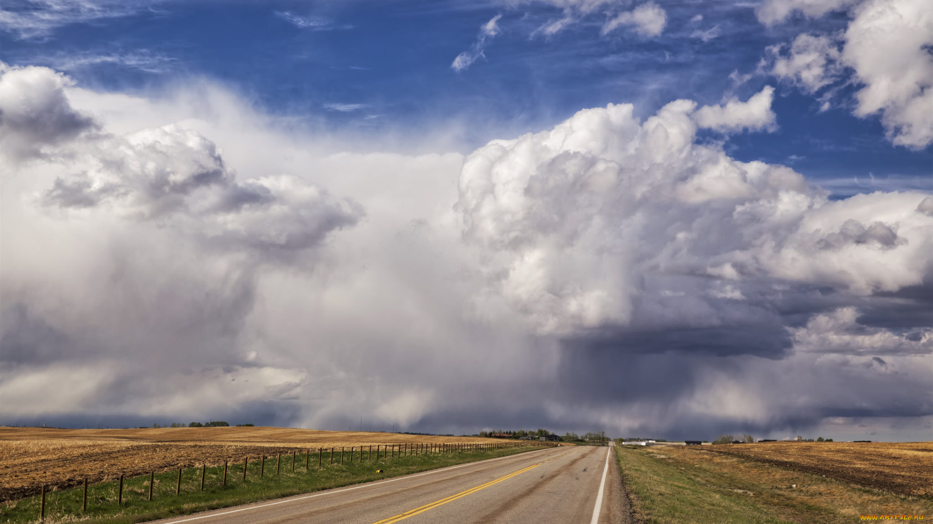 природа, дороги, простор