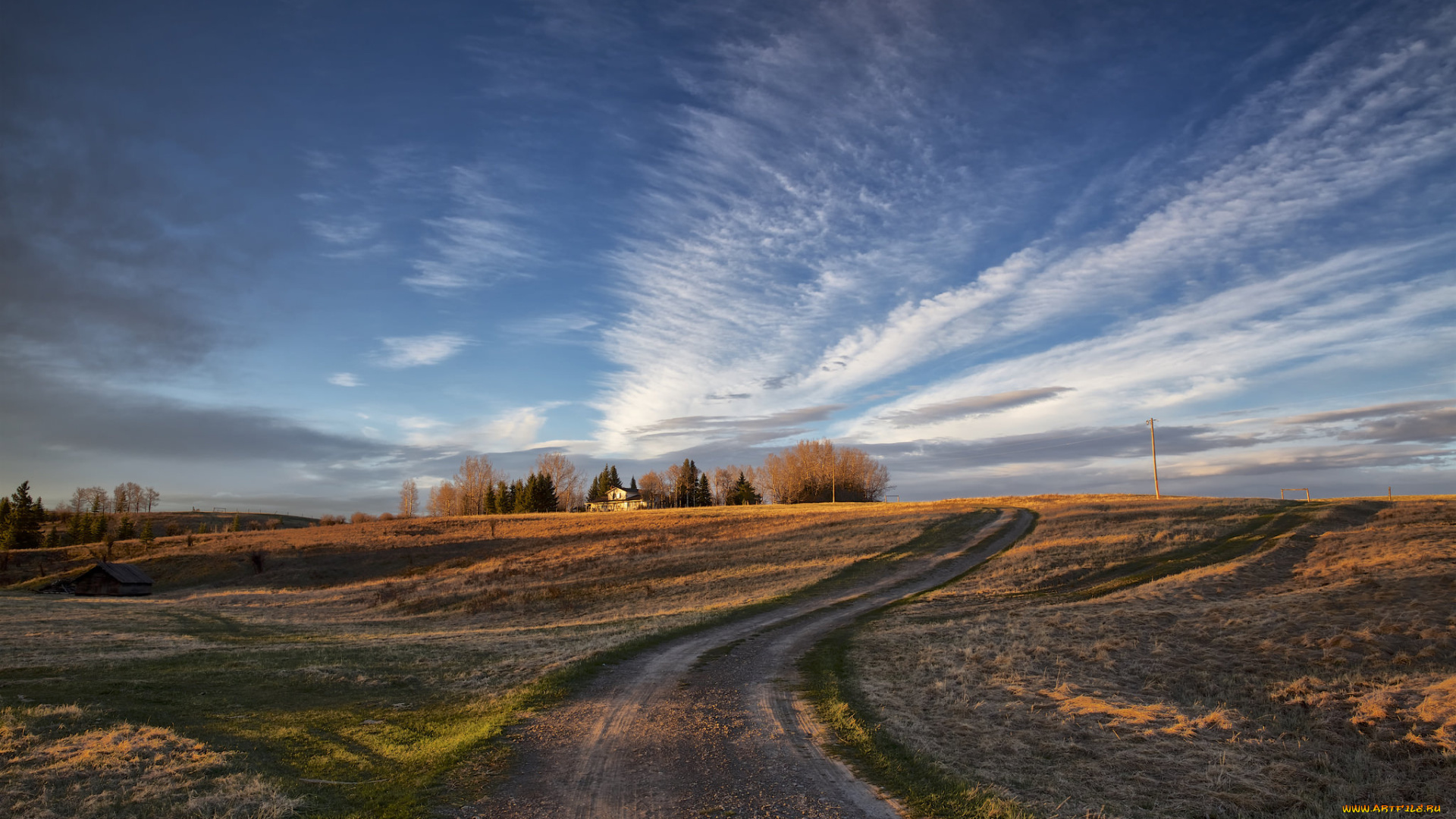 природа, дороги, простор
