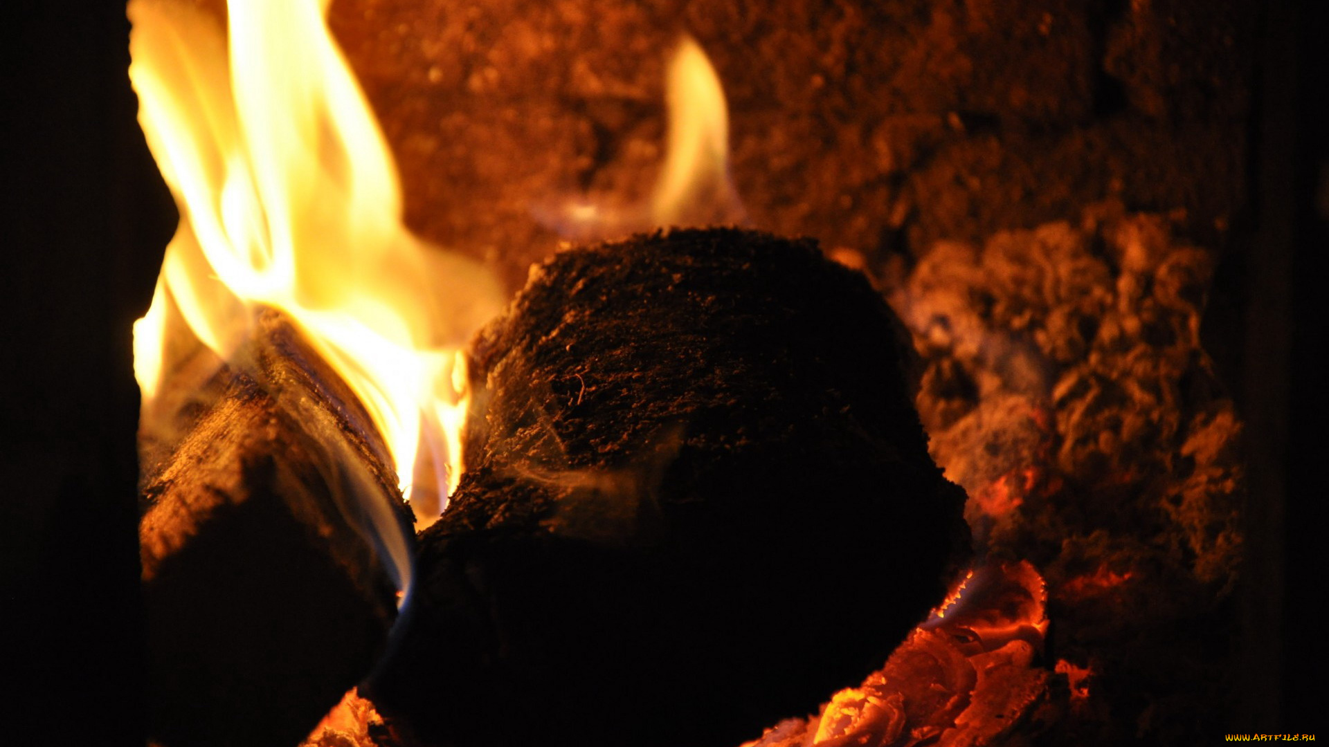 природа, огонь, пламя