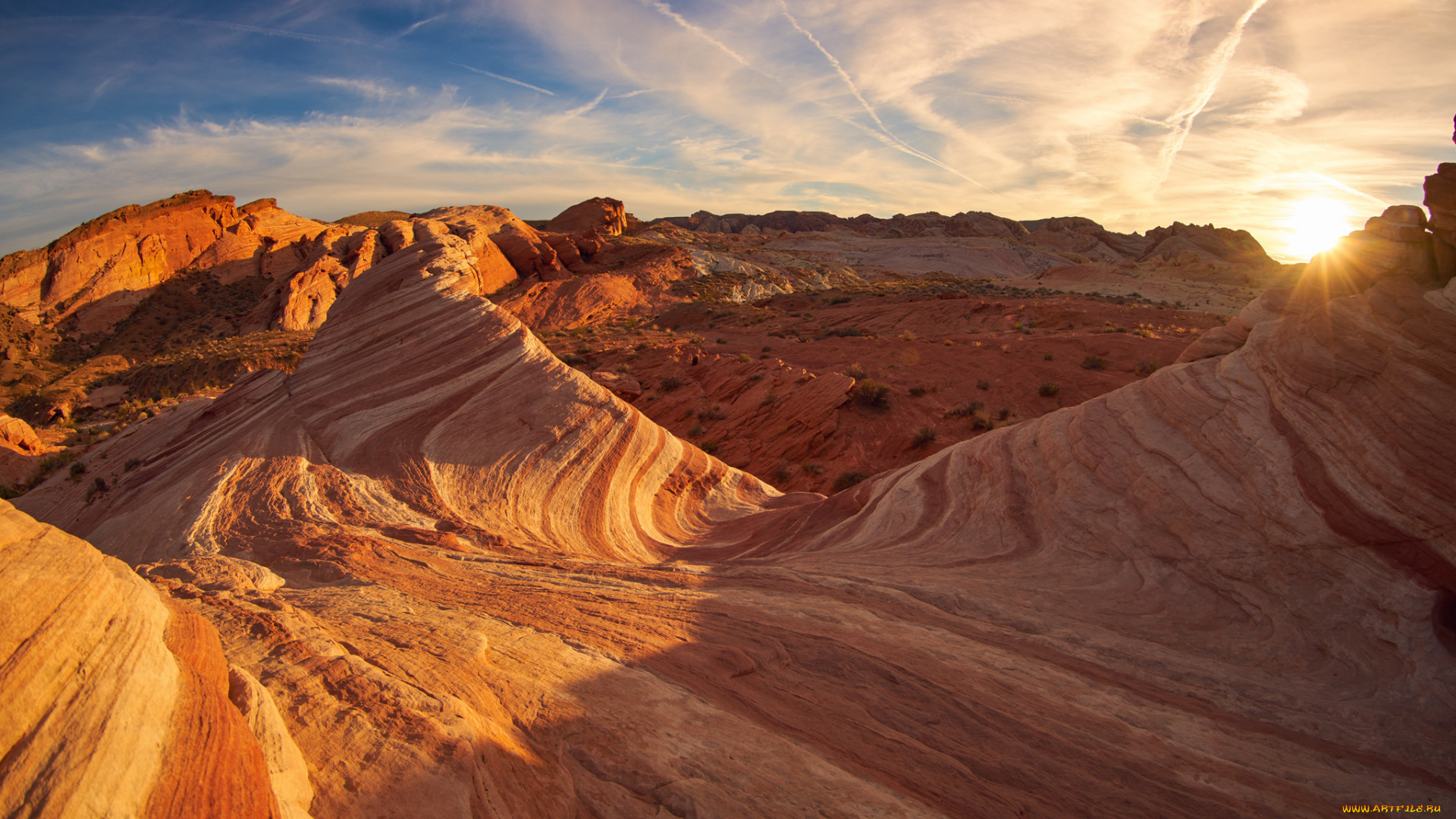природа, пустыни, простор