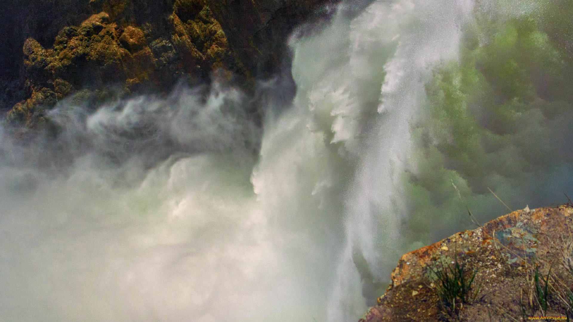 природа, водопады, простор