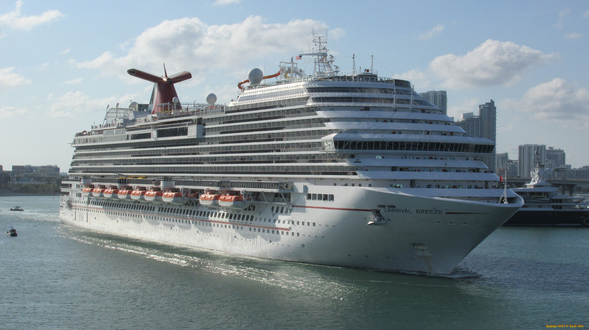 carnival, breeze, корабли, лайнеры, круиз, лайнер