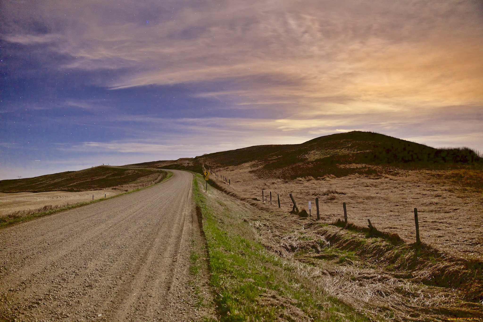 природа, дороги, простор