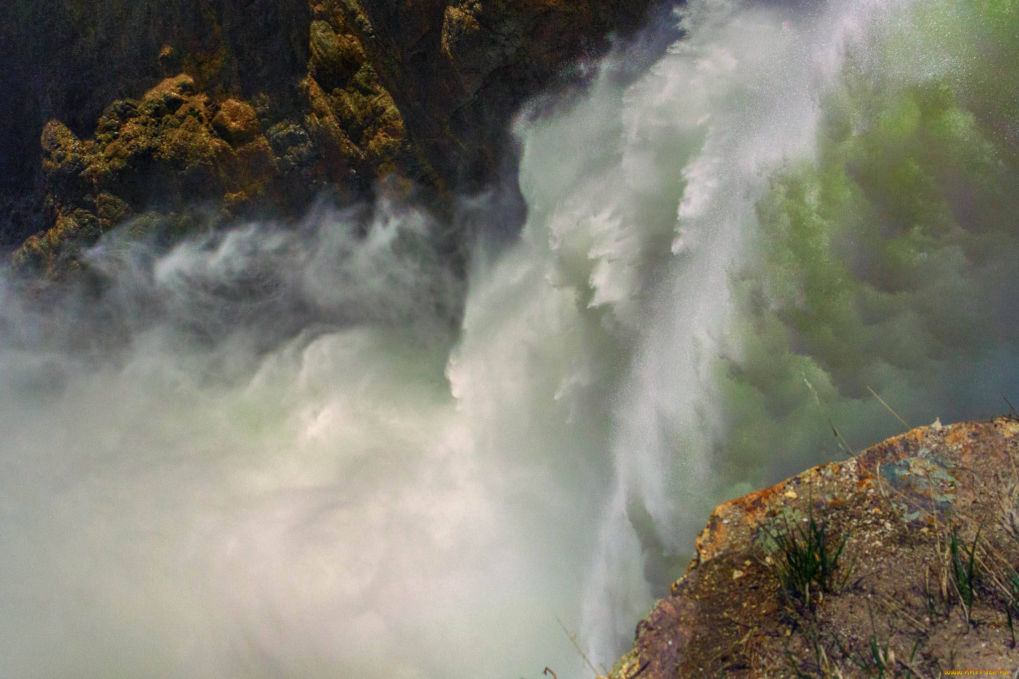 природа, водопады, простор