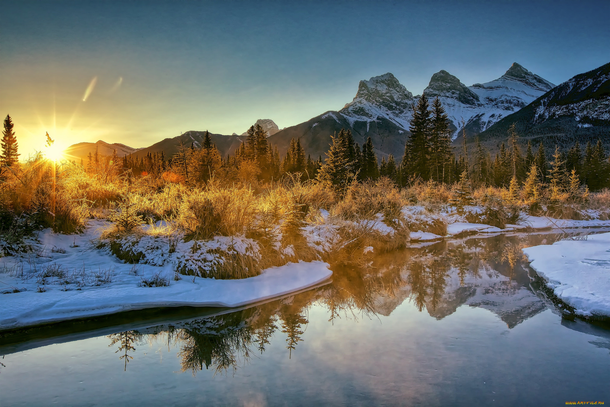 природа, восходы, закаты, простор