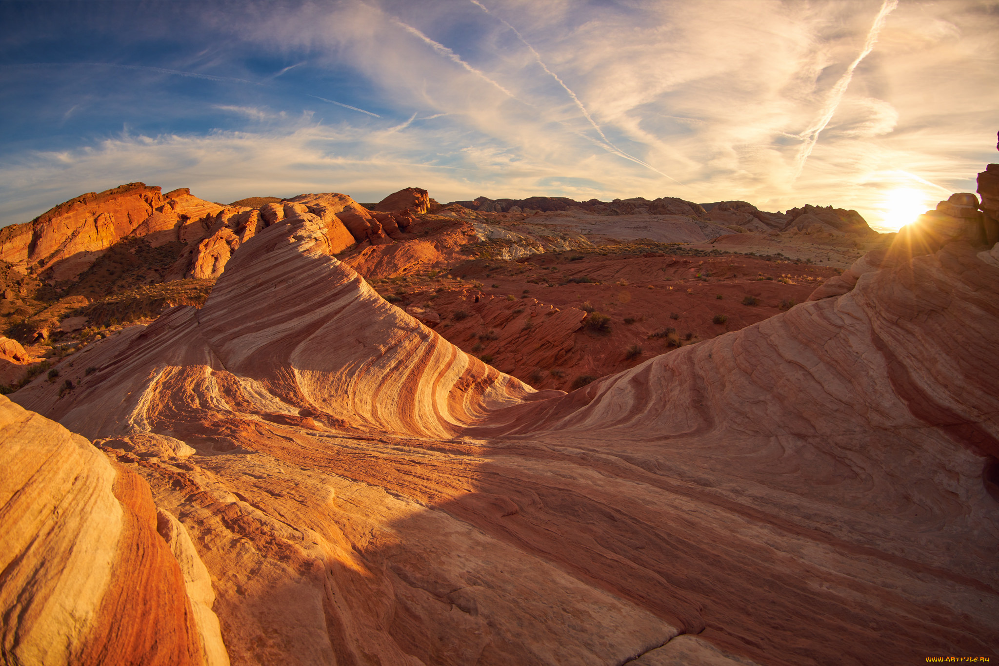 природа, пустыни, простор