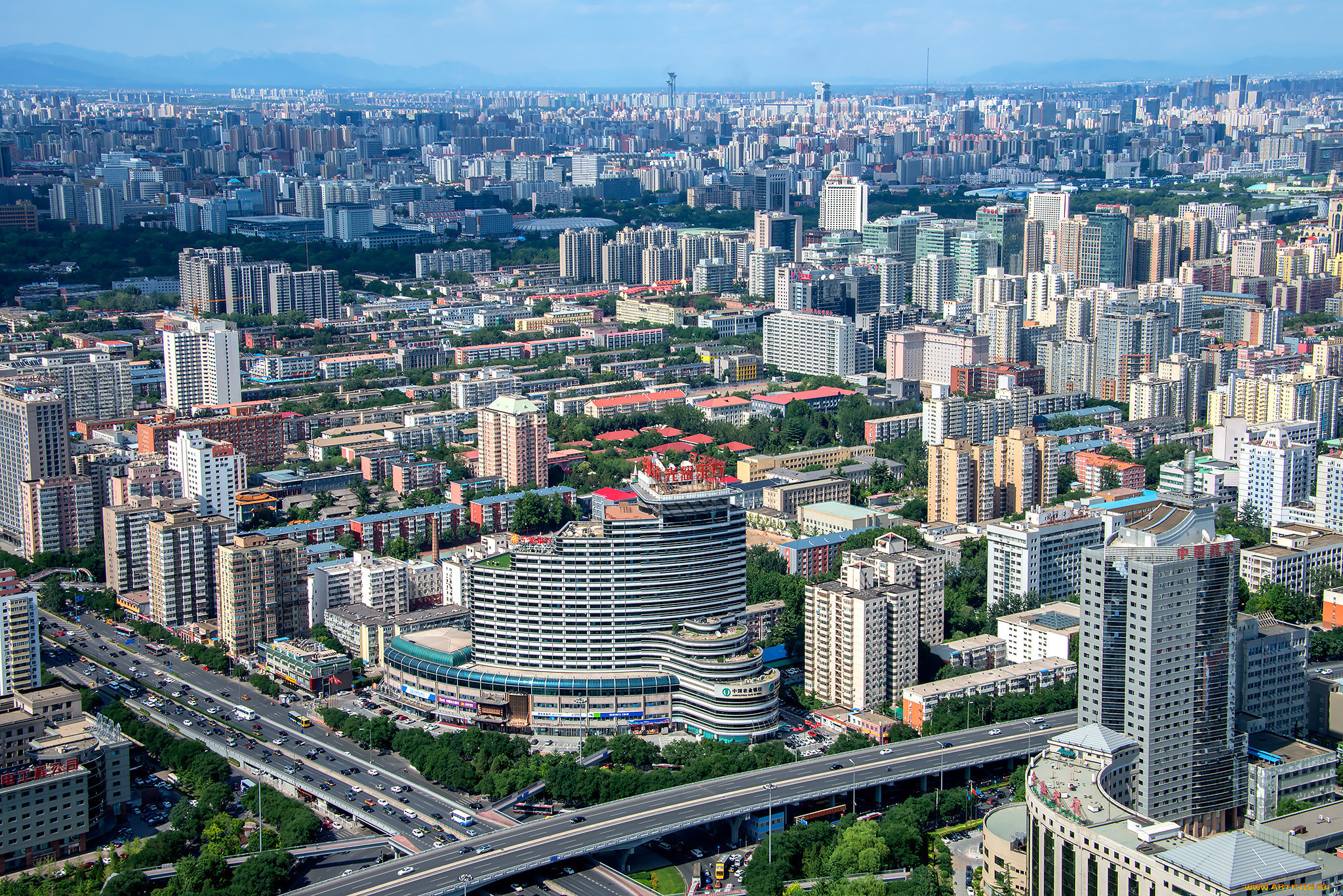 beijing, , china, города, -, панорамы, простор