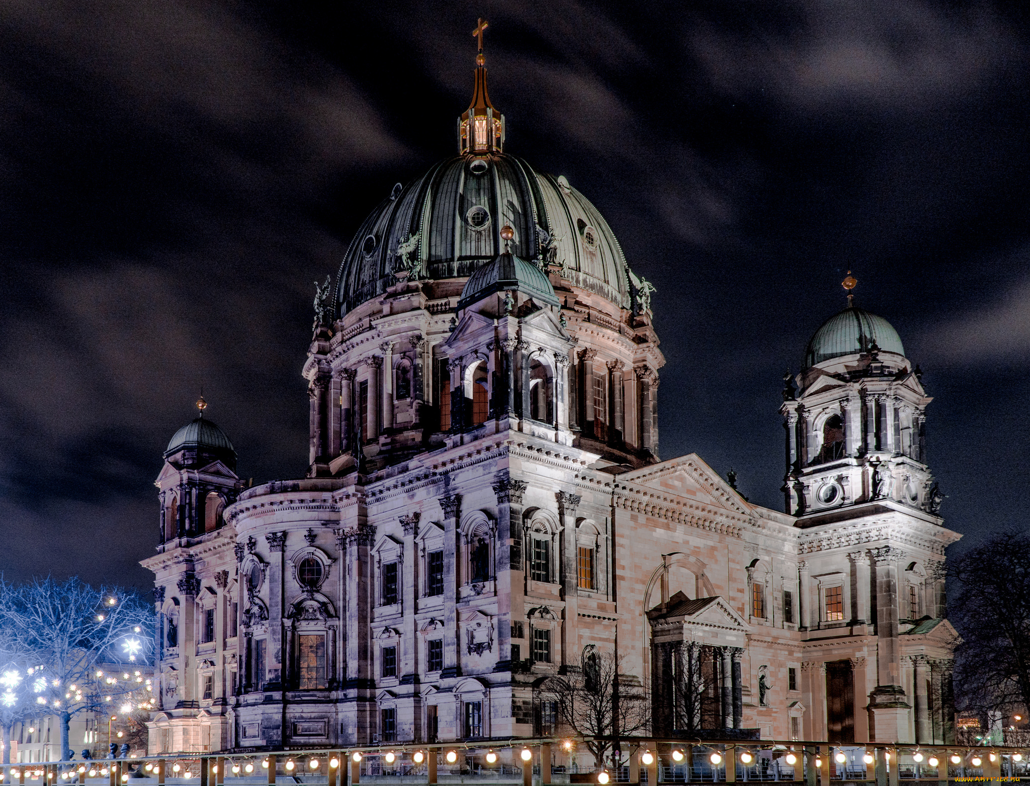 berliner, dom, города, берлин, , германия, простор