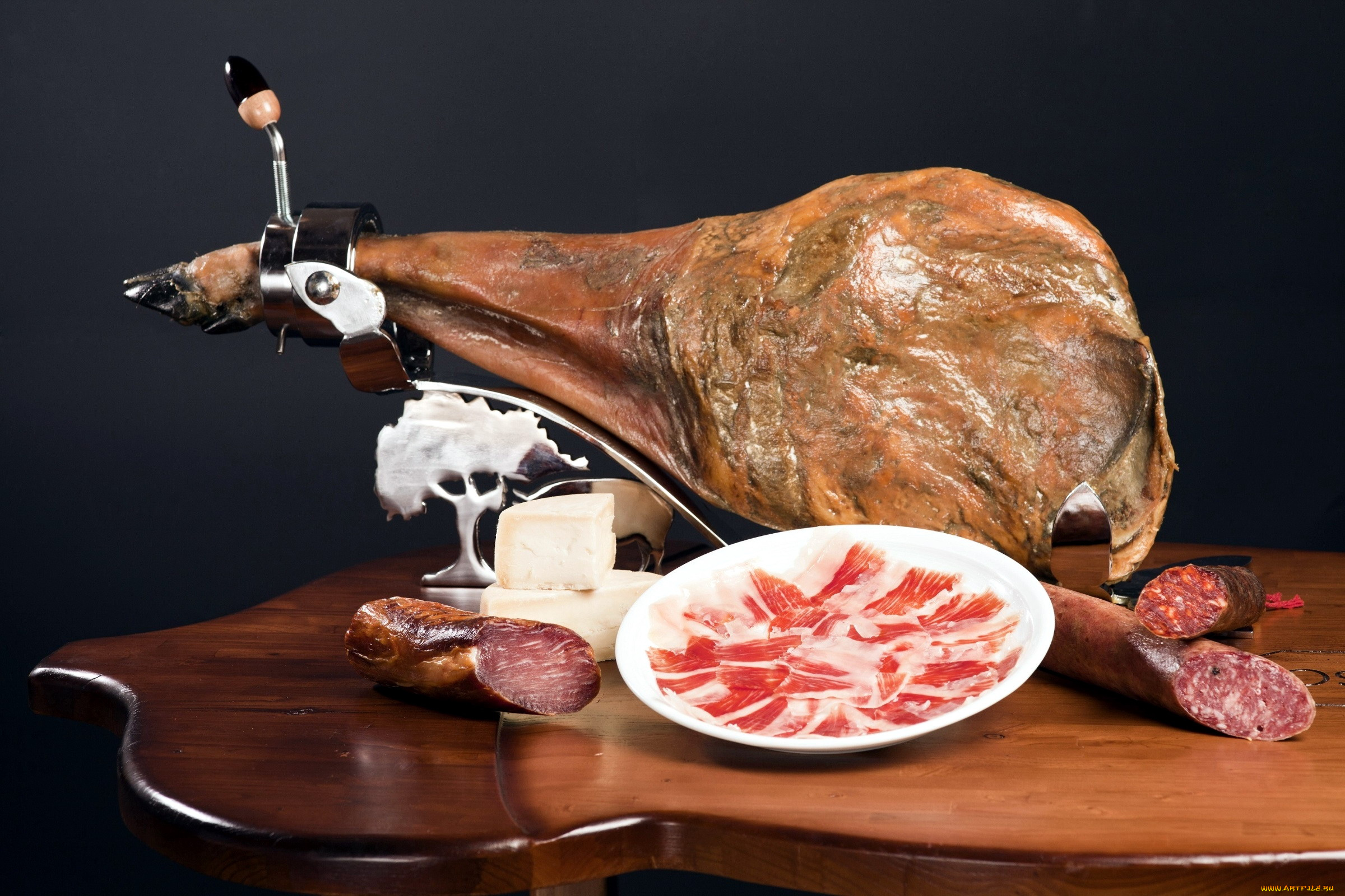 еда, колбасные, изделия, салями, сервелат, колбаса, хамон