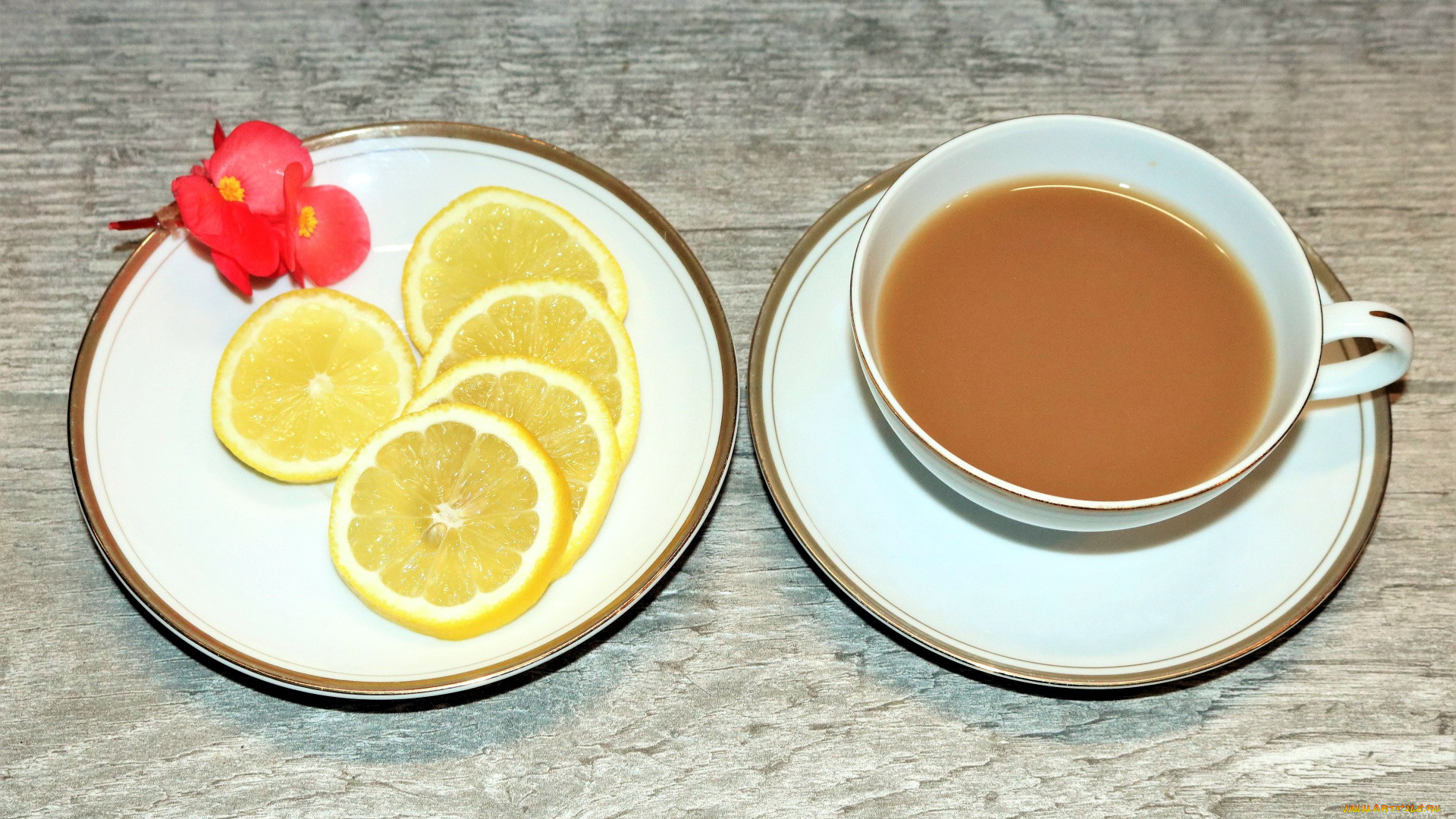 еда, напитки, , Чай, лимон, чай