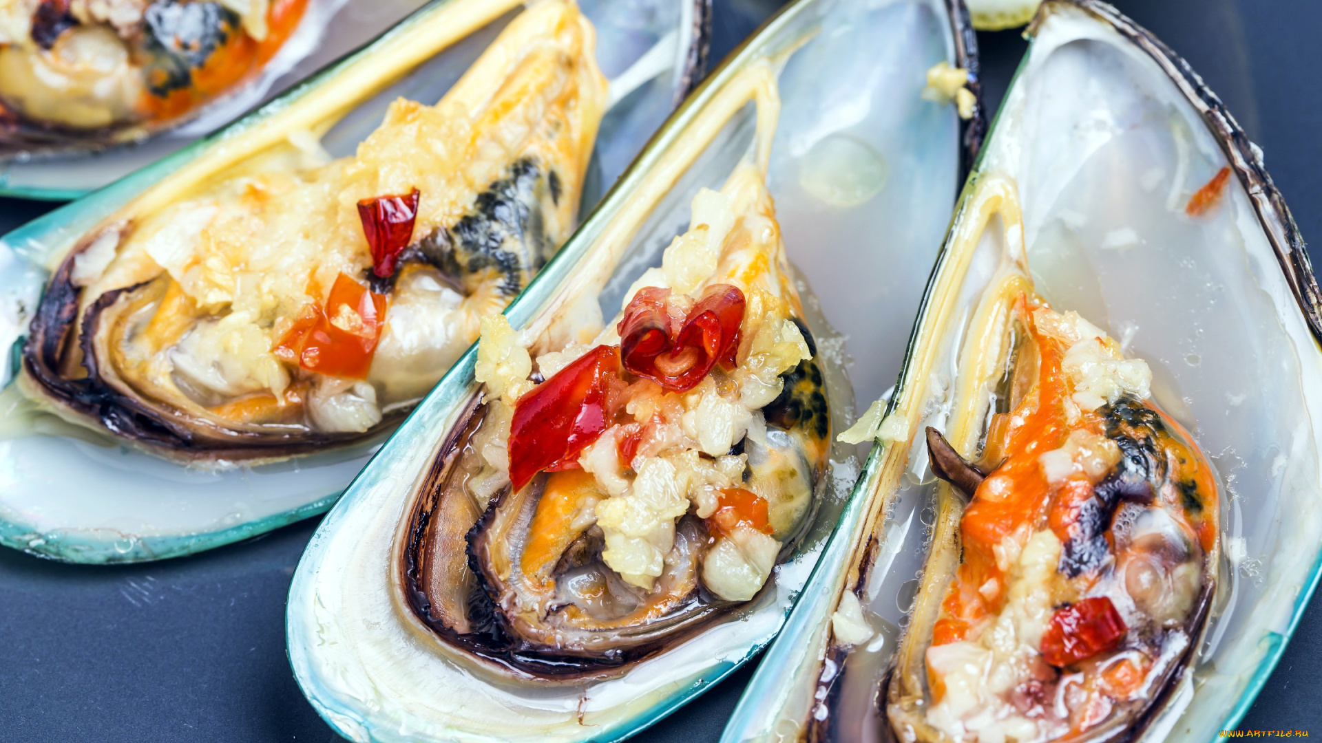 еда, рыбные, блюда, , с, морепродуктами, устрицы