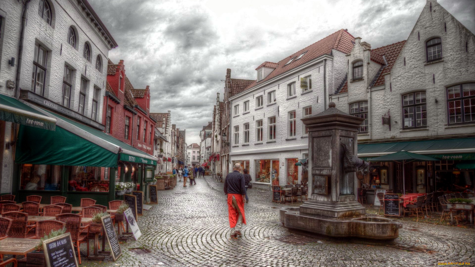 города, брюгге, , бельгия, площадь