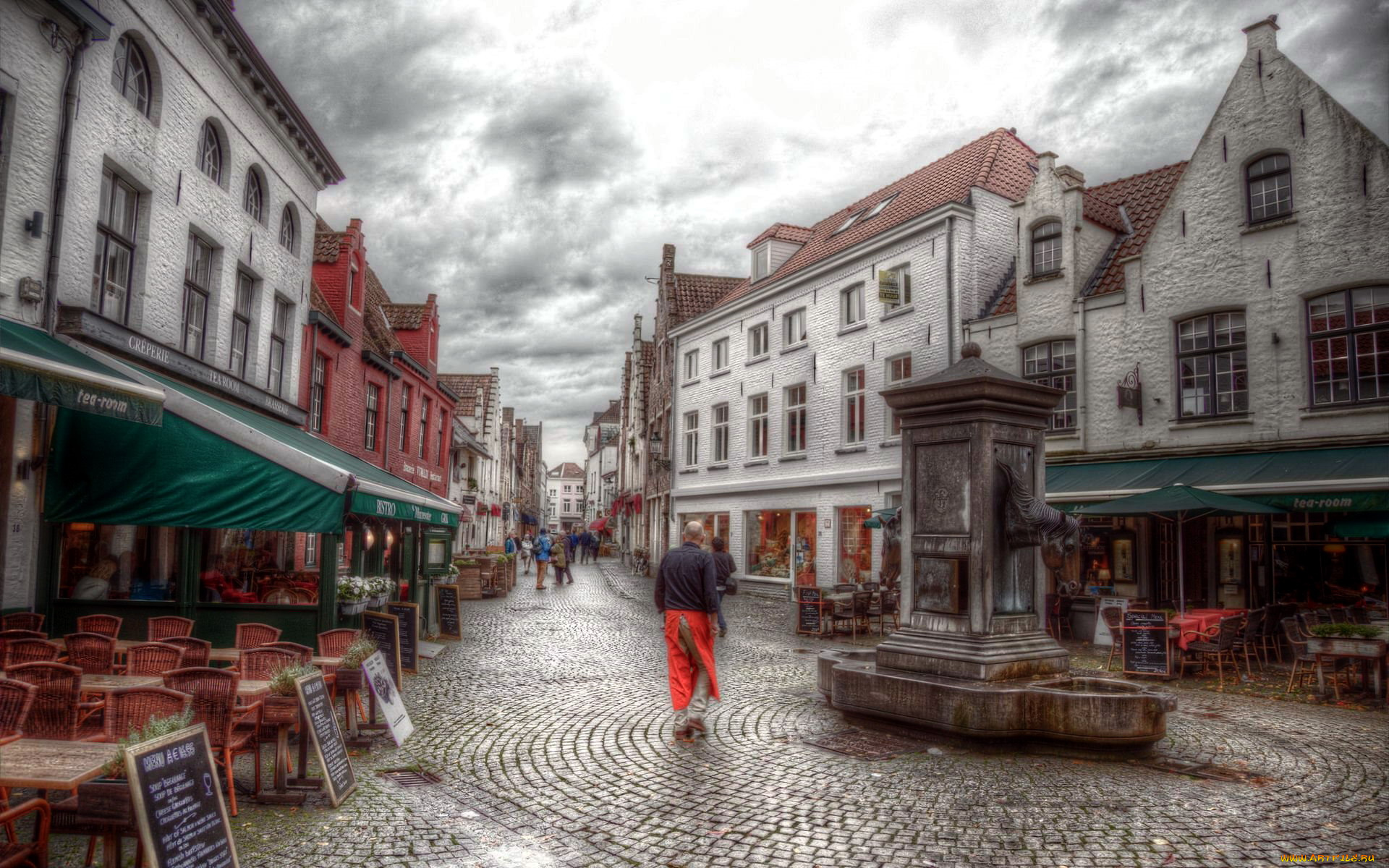 города, брюгге, , бельгия, площадь
