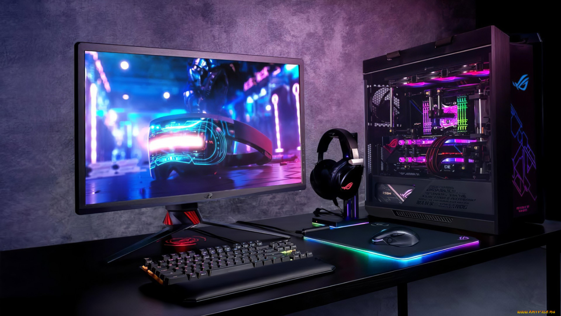 компьютеры, мониторы, , ноутбуки, рабочий, стол, монитор, ces, 2020, asus, rog, swift, компьютер
