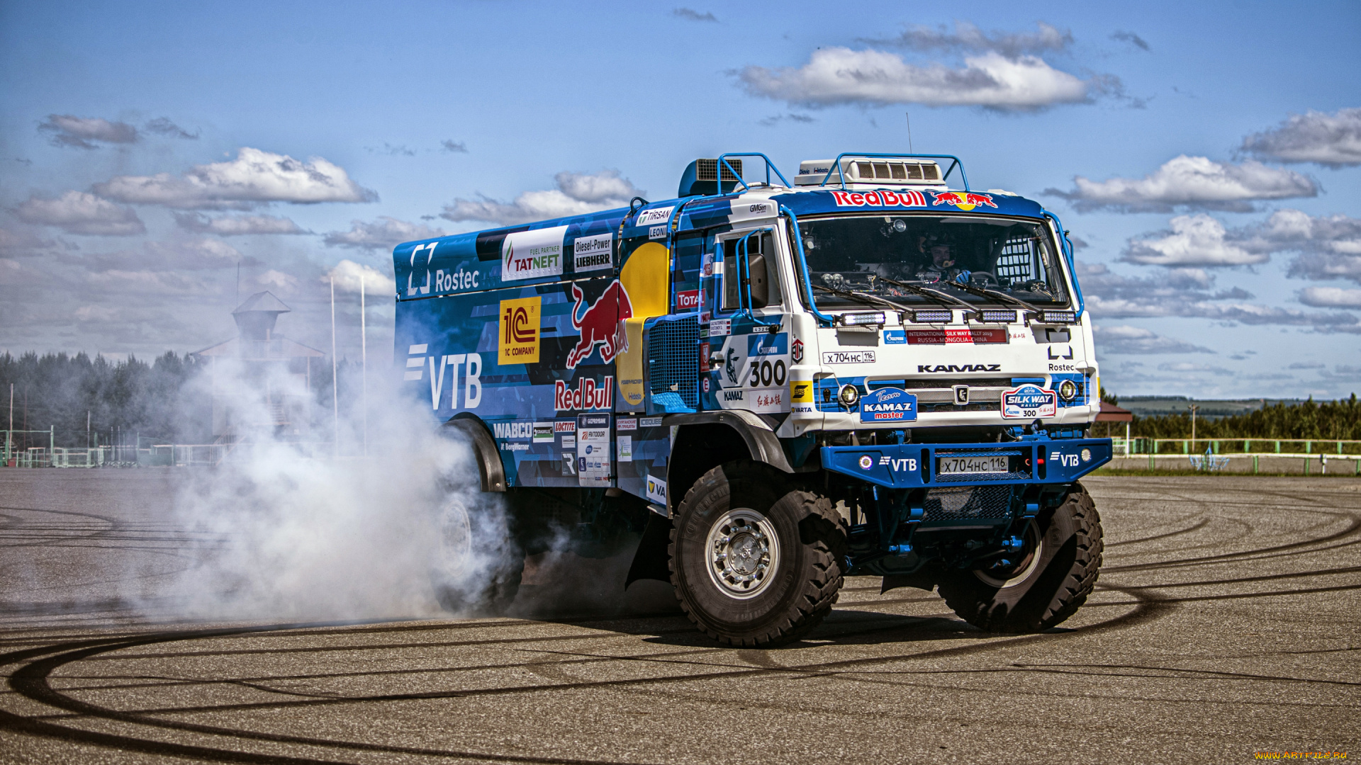 спорт, автоспорт, дым
