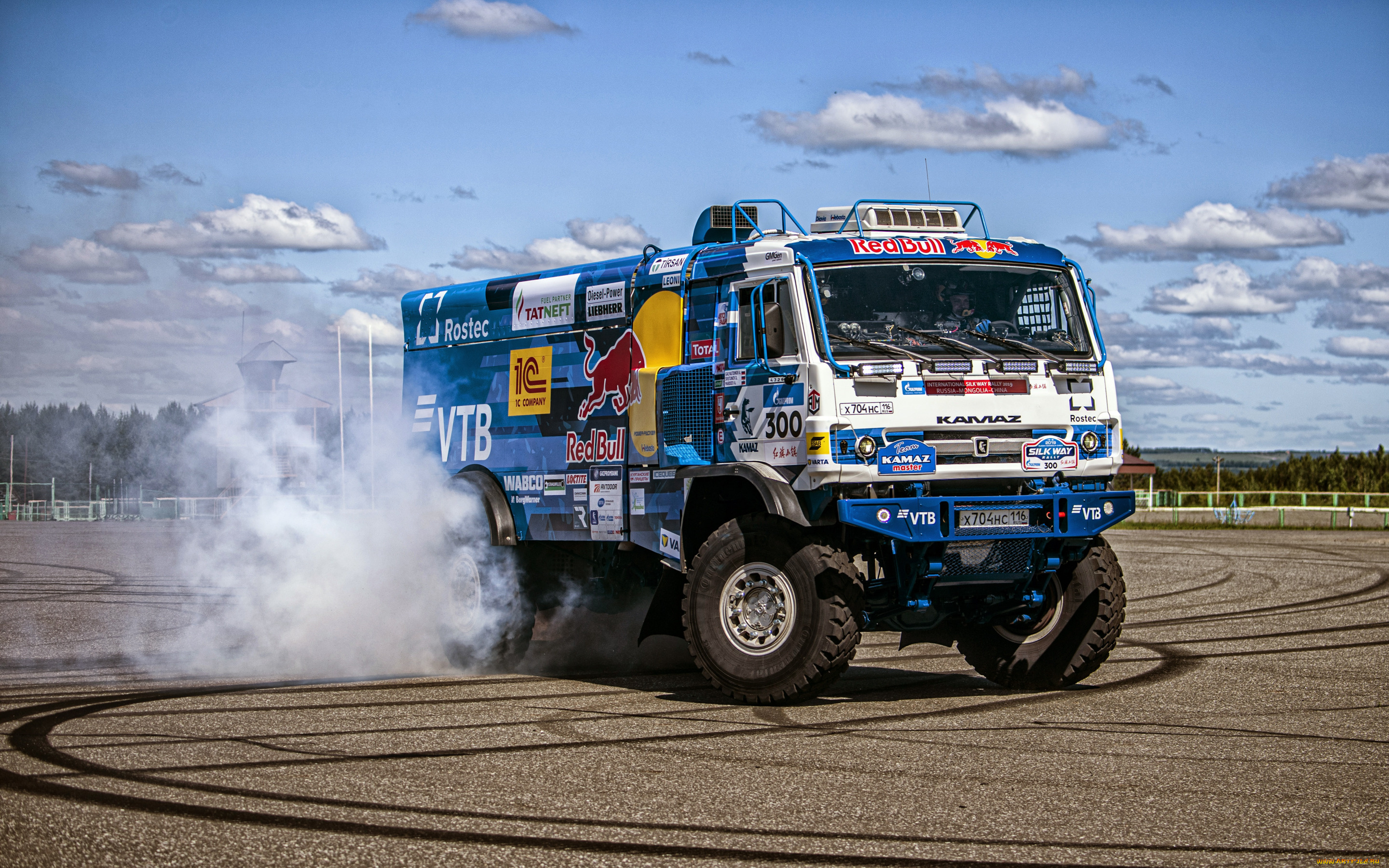 спорт, автоспорт, дым