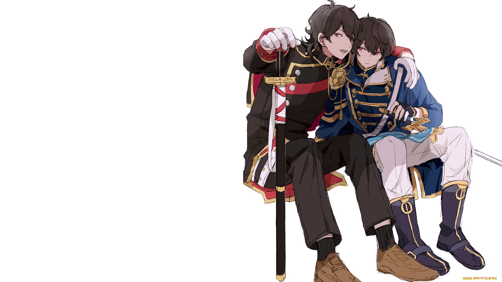 аниме, ensemble, stars, ансамбль, звёзд