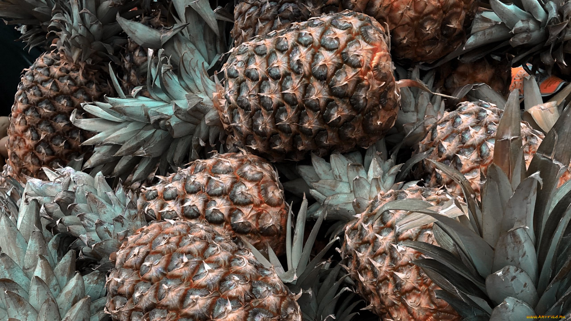 еда, ананас, экзотика