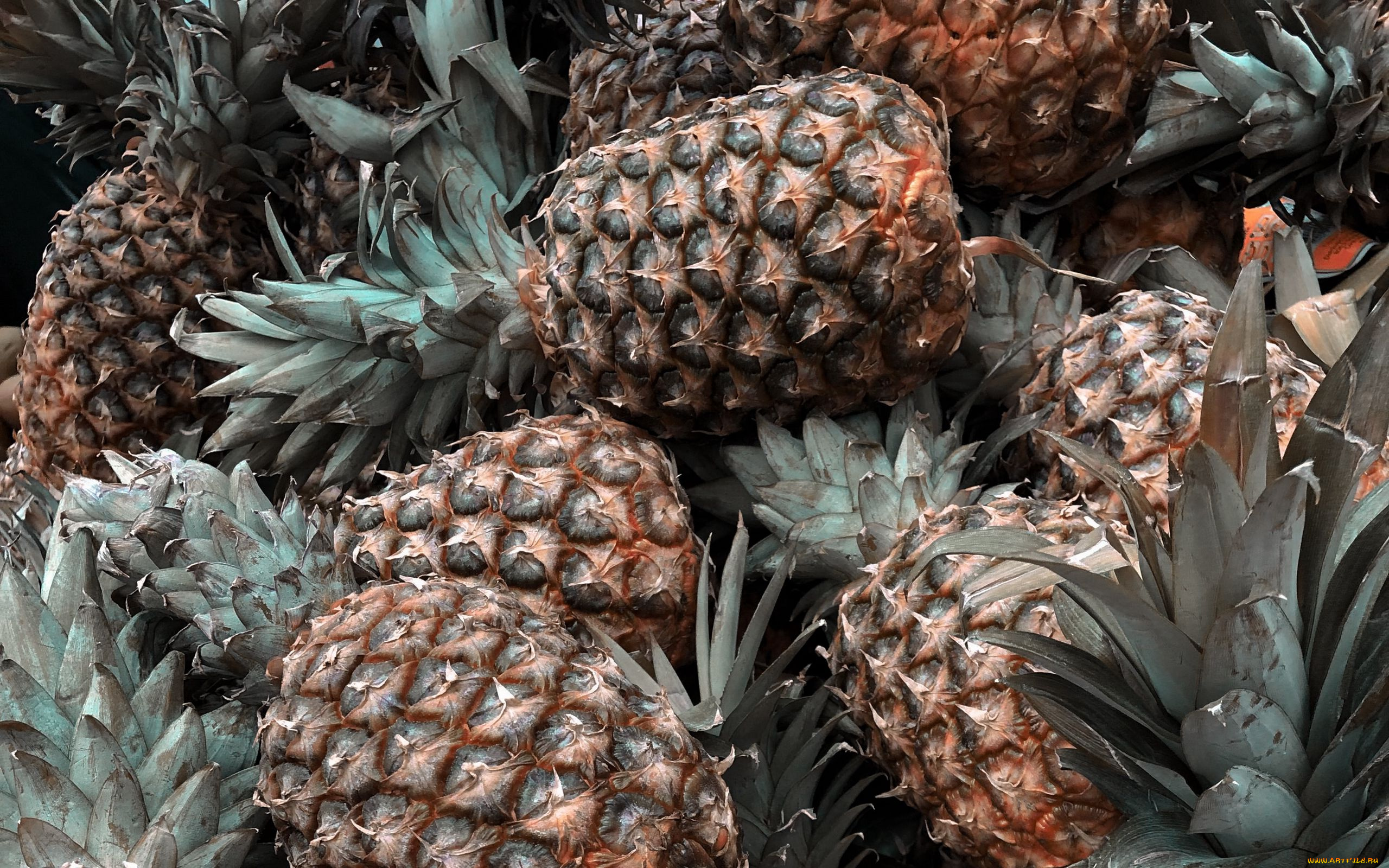 еда, ананас, экзотика