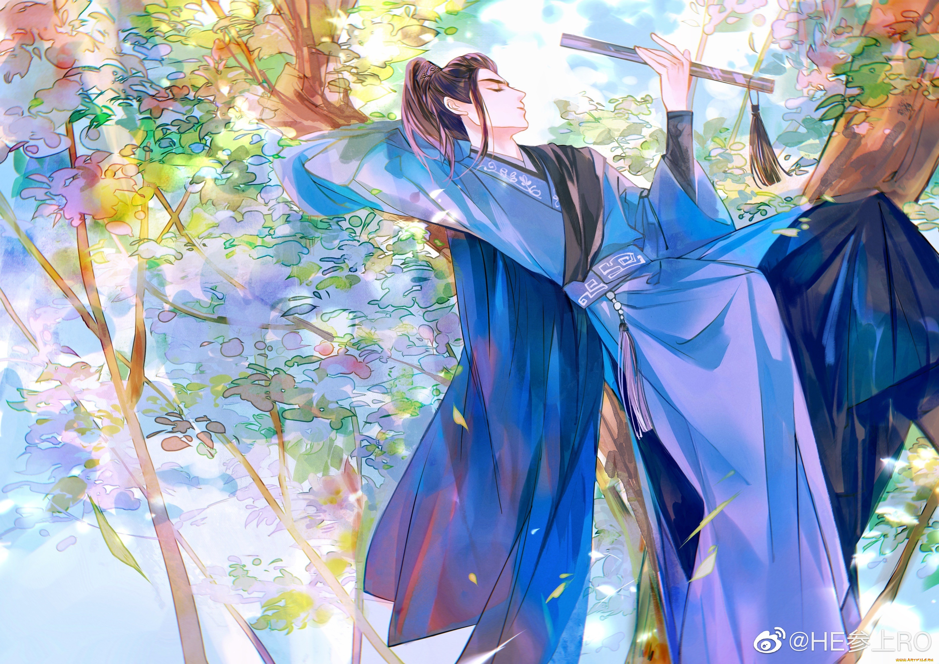 танец, феникса, рисованное, кино, , мультфильмы, танец, феникса, ван, хаосюань, wang, hao, xuan