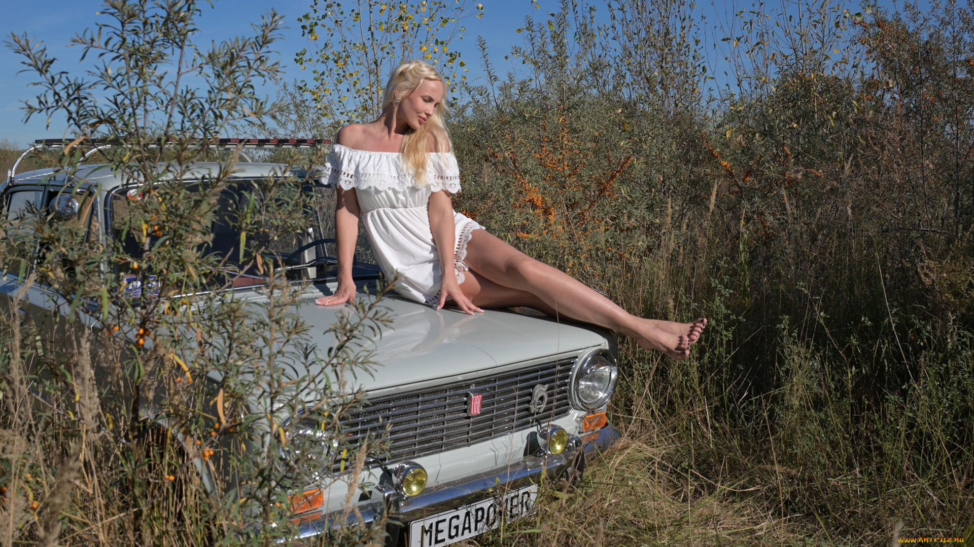 автомобили, -авто, с, девушками, ваз, 2101