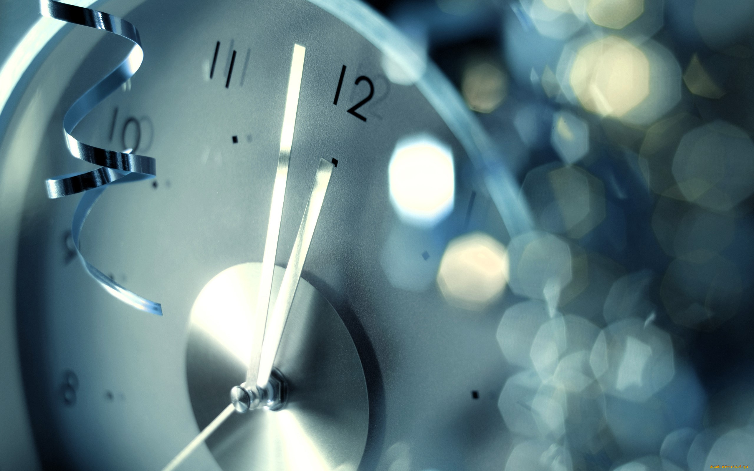 праздничные, -, разное, , новый, год, часы, стрелки, серпантин