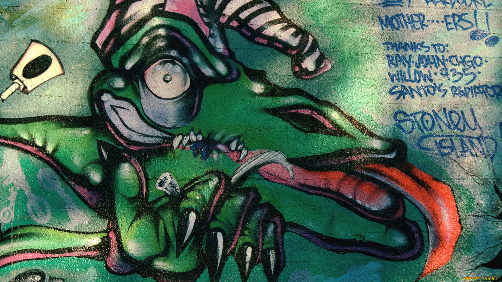 разное, граффити
