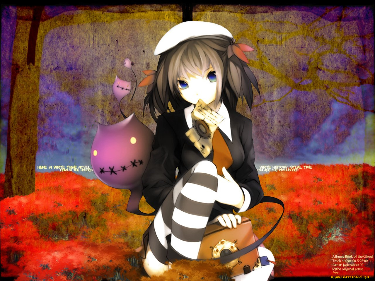 аниме, halloween, magic