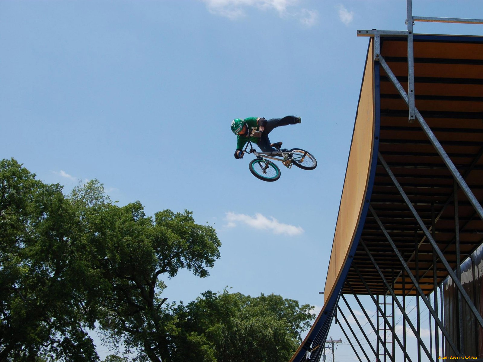 chad, kagy, in, vert, demo, спорт, bmx