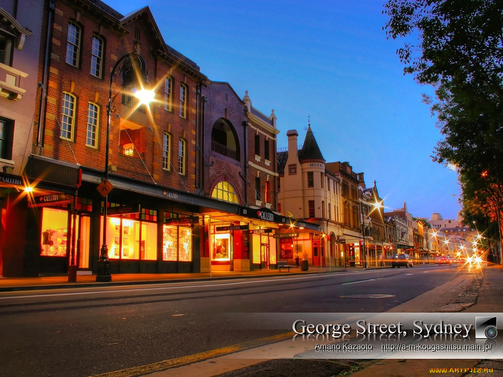 города, огни, ночного