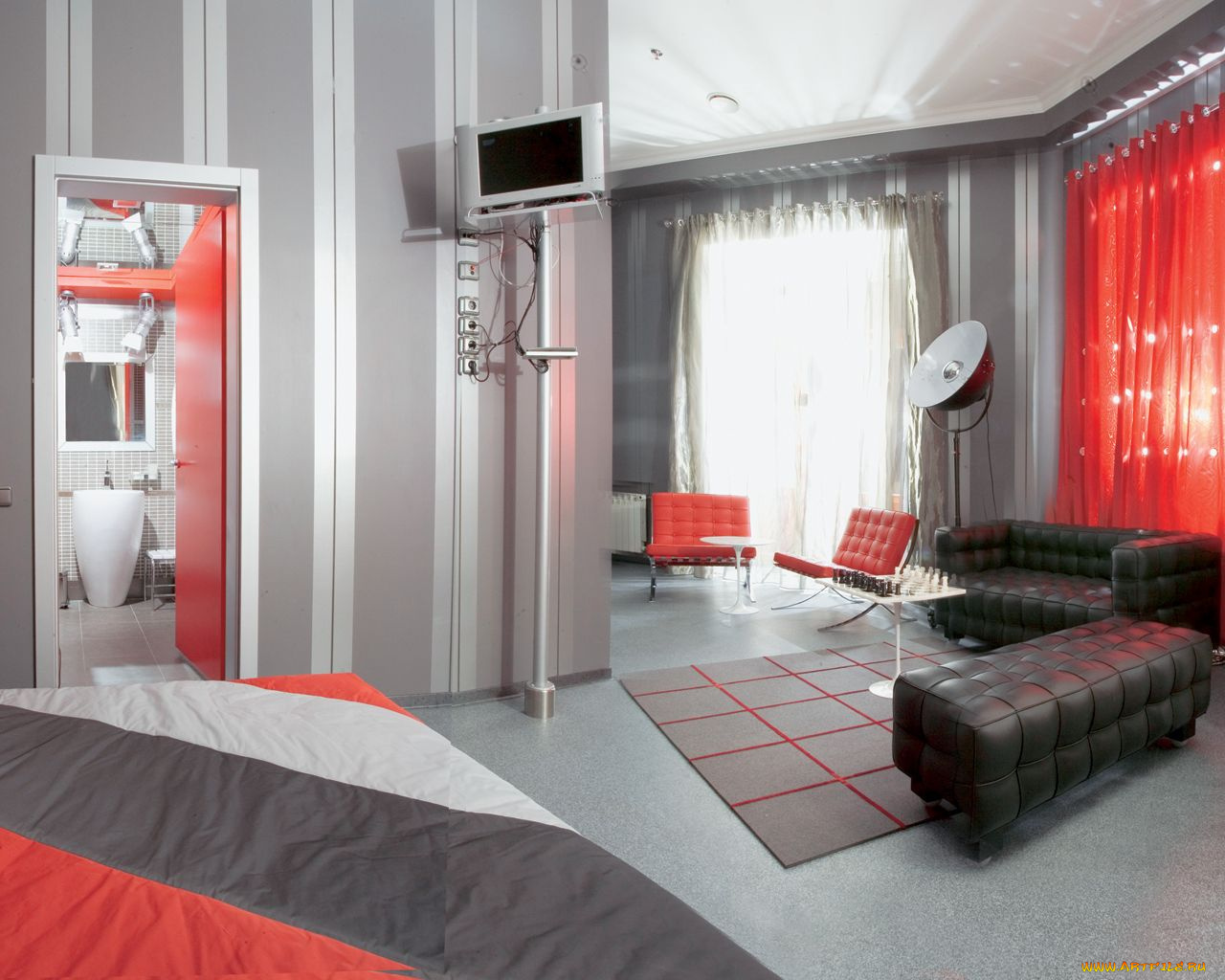 интерьер, спальня