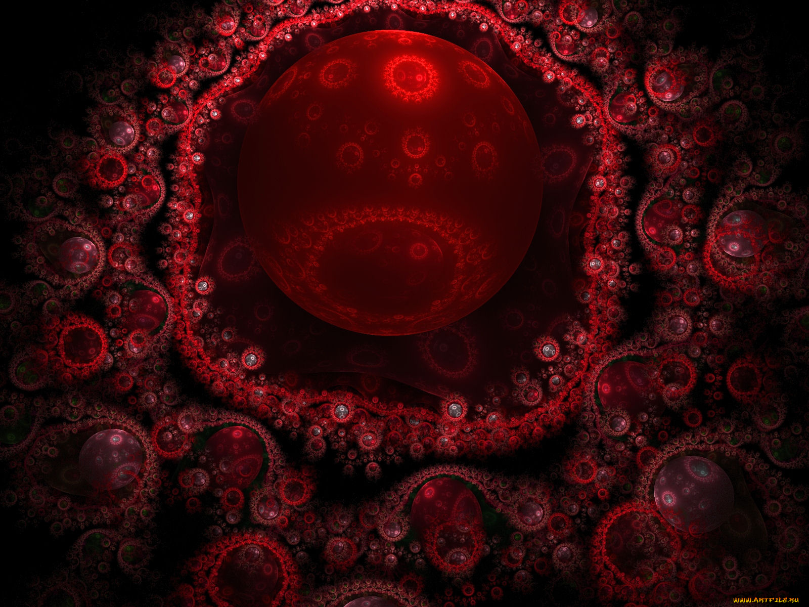 3д, графика, fractal, фракталы, фон, линии