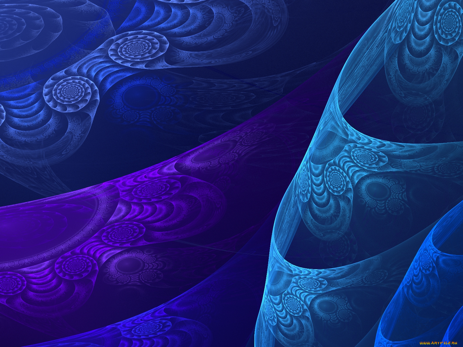 3д, графика, fractal, фракталы, фон, линии