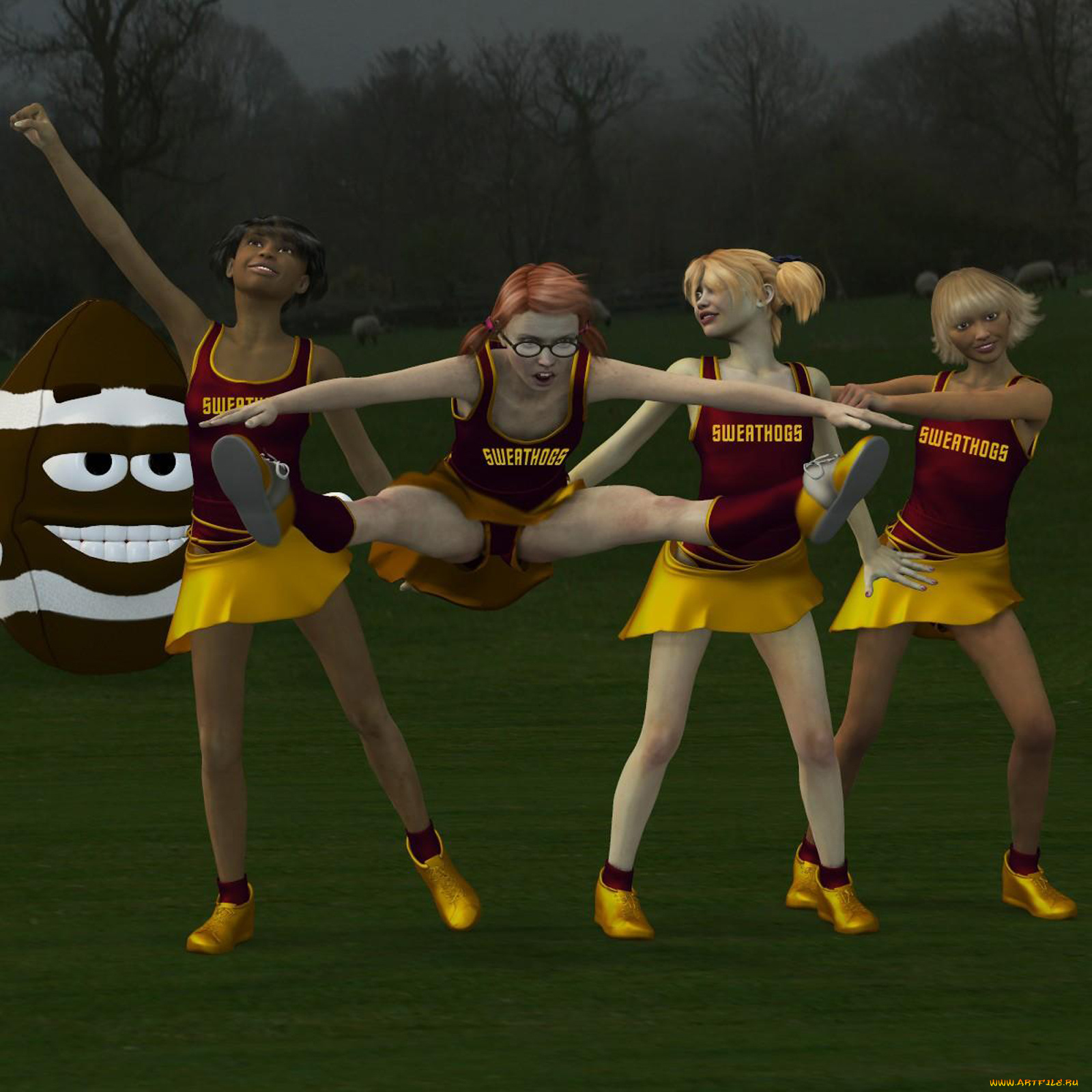 3д, графика, people, люди, девушки