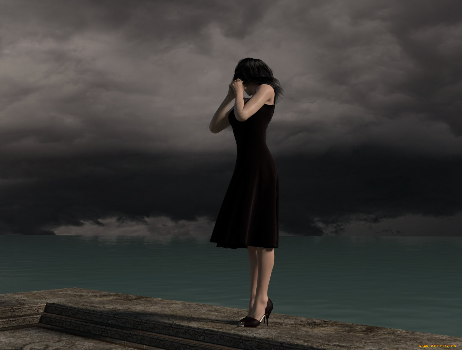 3д, графика, people, люди, девушка