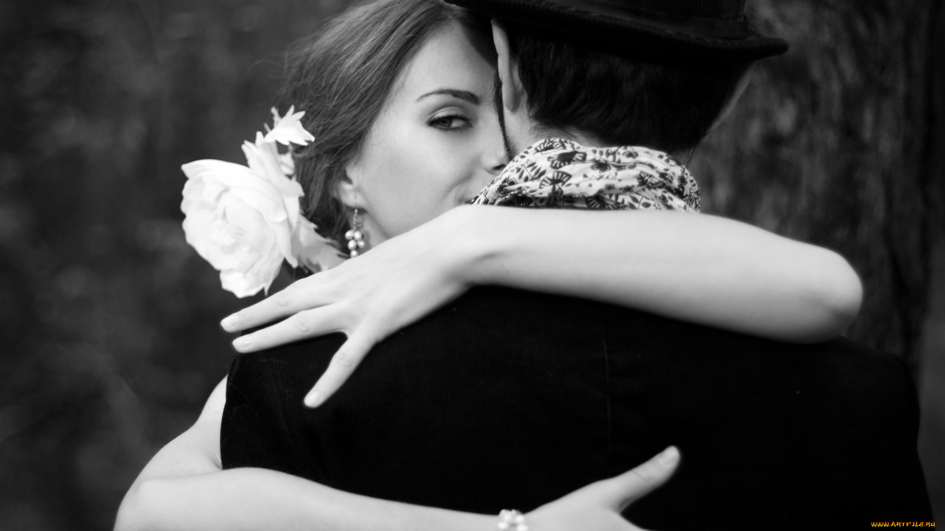 разное, мужчина, женщина, бант, взгляд